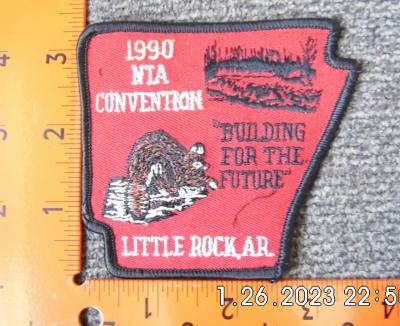 NTA 1990 Convention Patch - Little Rock AR